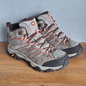 Merrell Moab 3 Mid Waterproof Hiking Boots Women’s 11 Bungee Cord Brown